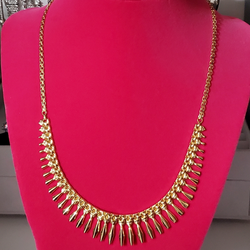 Gold Over Sterling Silver Necklace